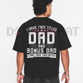 "Dad & Bonus Dad" Organic T-Shirt