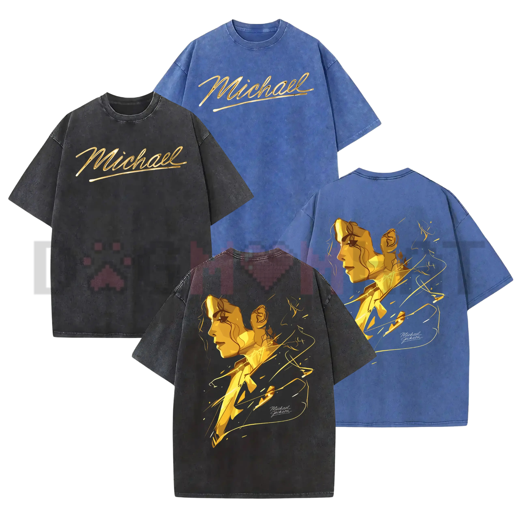 Michael Jackson "King of Pop" Double-Sided T-Shirt