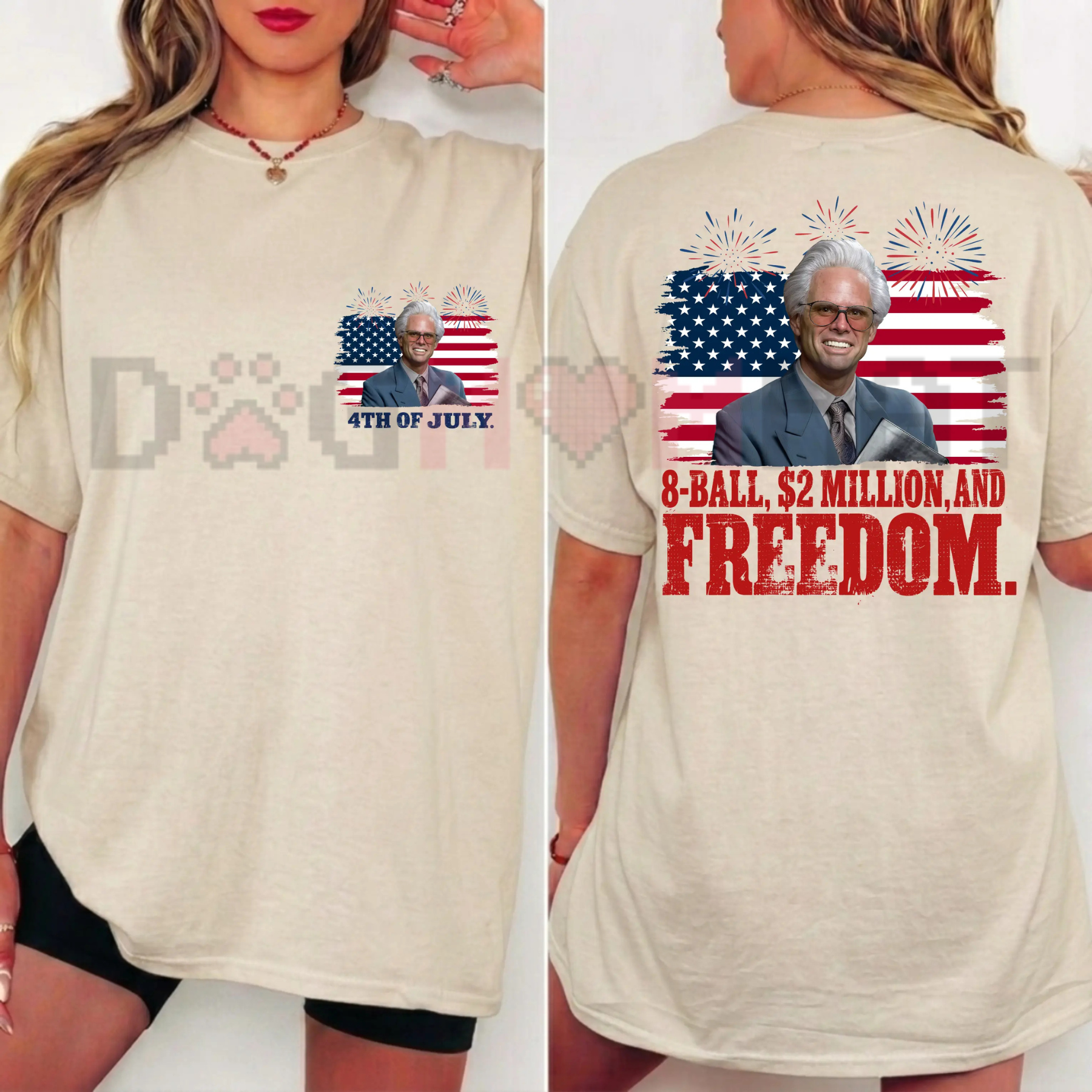 Baby Billy's "4th of July 8-Ball & $2 Million" T-Shirt