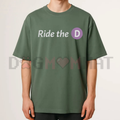 "Ride The D" Funny Urban Transit T-Shirt