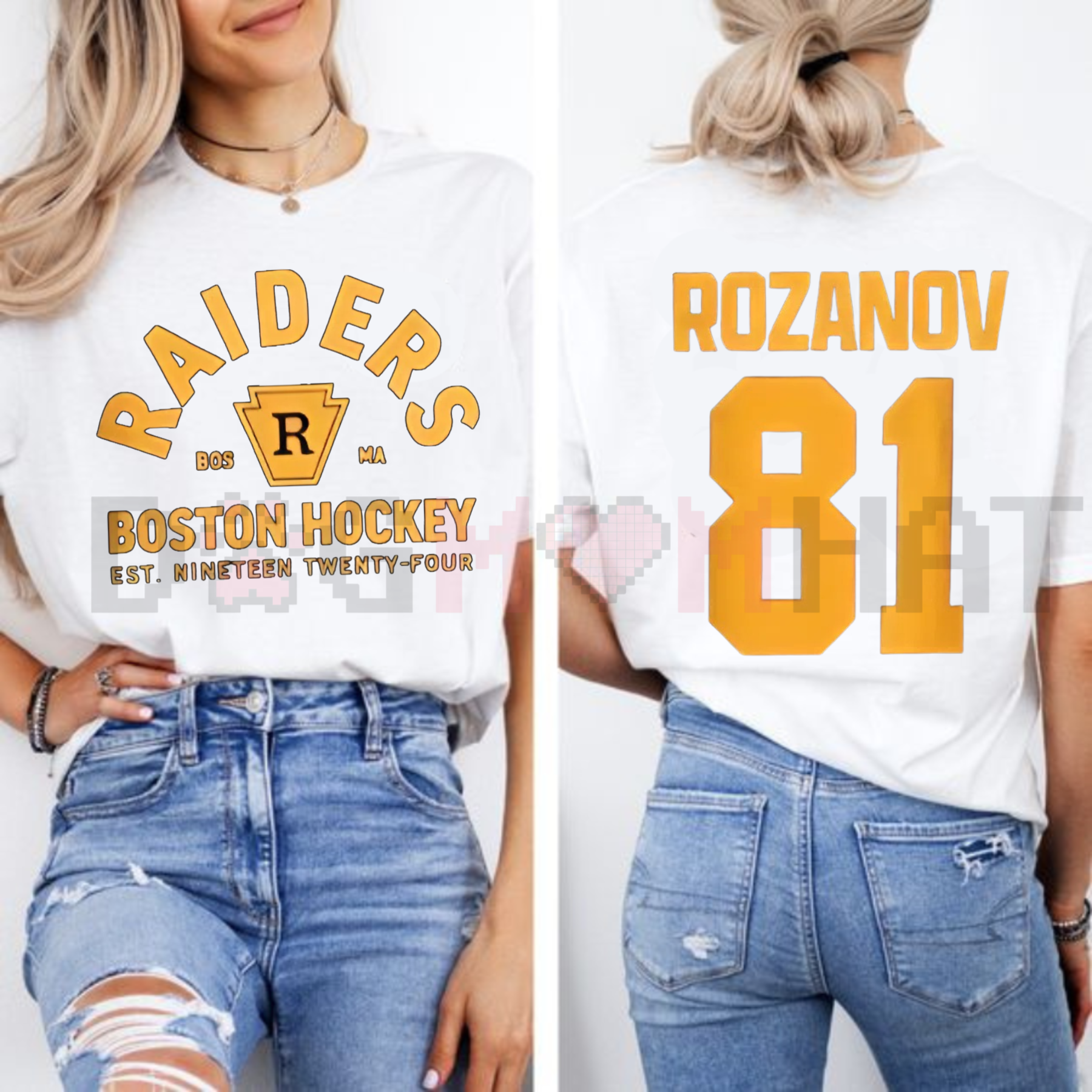 Retro Hudson Williams & Connor Storrie 2-Sided T-Shirt