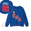 Retro USA Hockey Jack Hughes #86 Sweatshirt