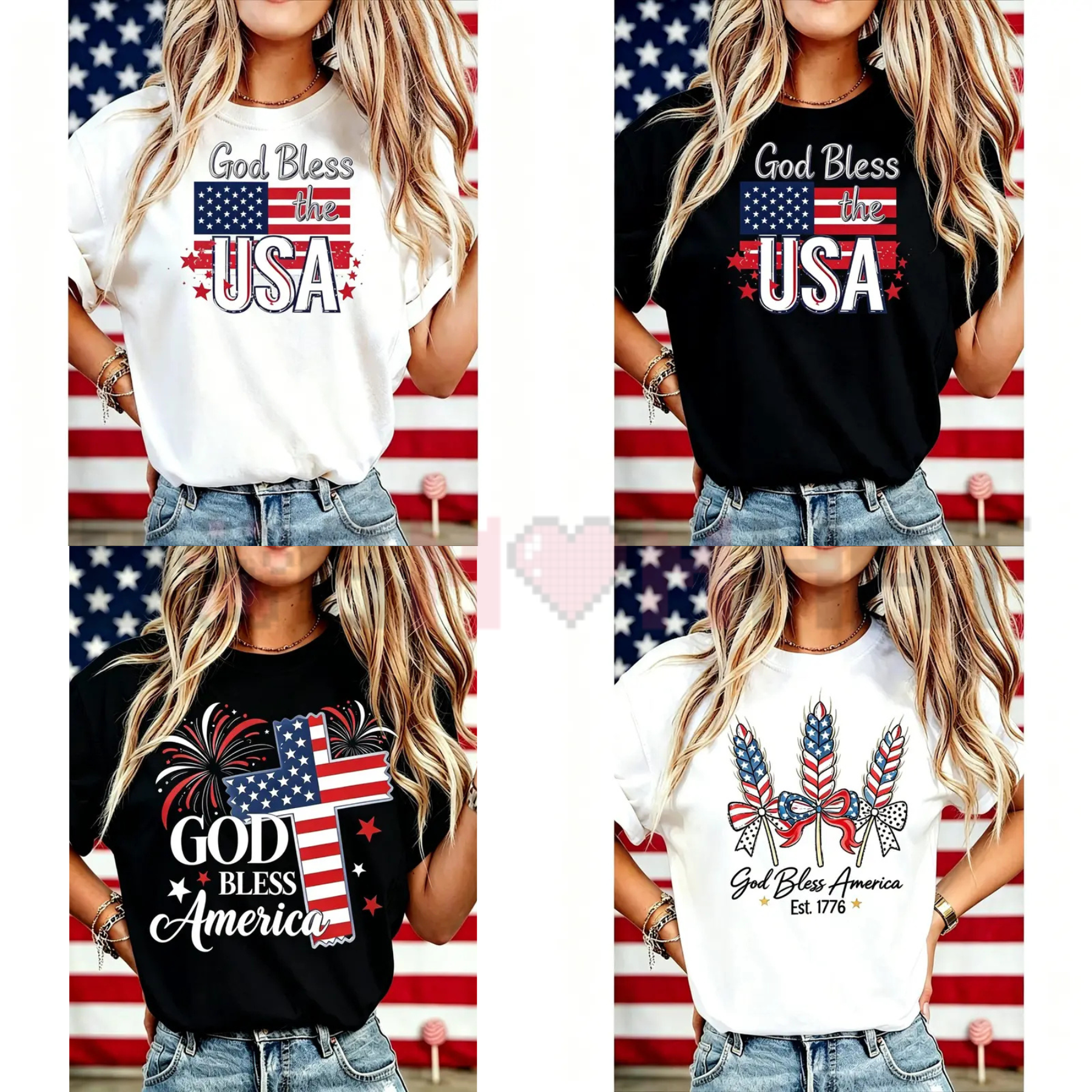"God Bless America" 250th Anniversary T-Shirt