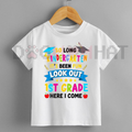 Kindergarten Graduation "Look Out 1st Grade Here I Come" Kids T-Shirt