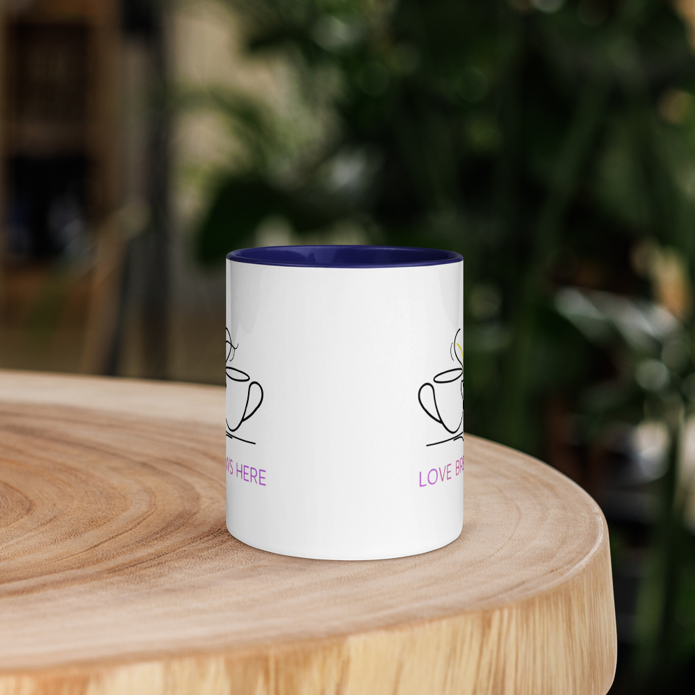 Love Brews Here - Colored Mug