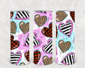 Love is in the Air Hearts 20 oz Skinny Tumbler
