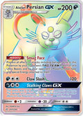 Alolan Persian GX (Secret) 257/236 - SM  Cosmic Eclipse Holofoil