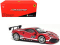 2020 Ferrari 488 Challenge EVO #28 Red with Graphics "Racing" Series 1/43 Diecast Model Car by Bburago  free shipping USA