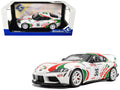 2024 Toyota GR Supra #36 "Toyota Racing Tribute" White with Green and Red Graphics 1/18 Diecast Model Car by Solido  free shipping USA