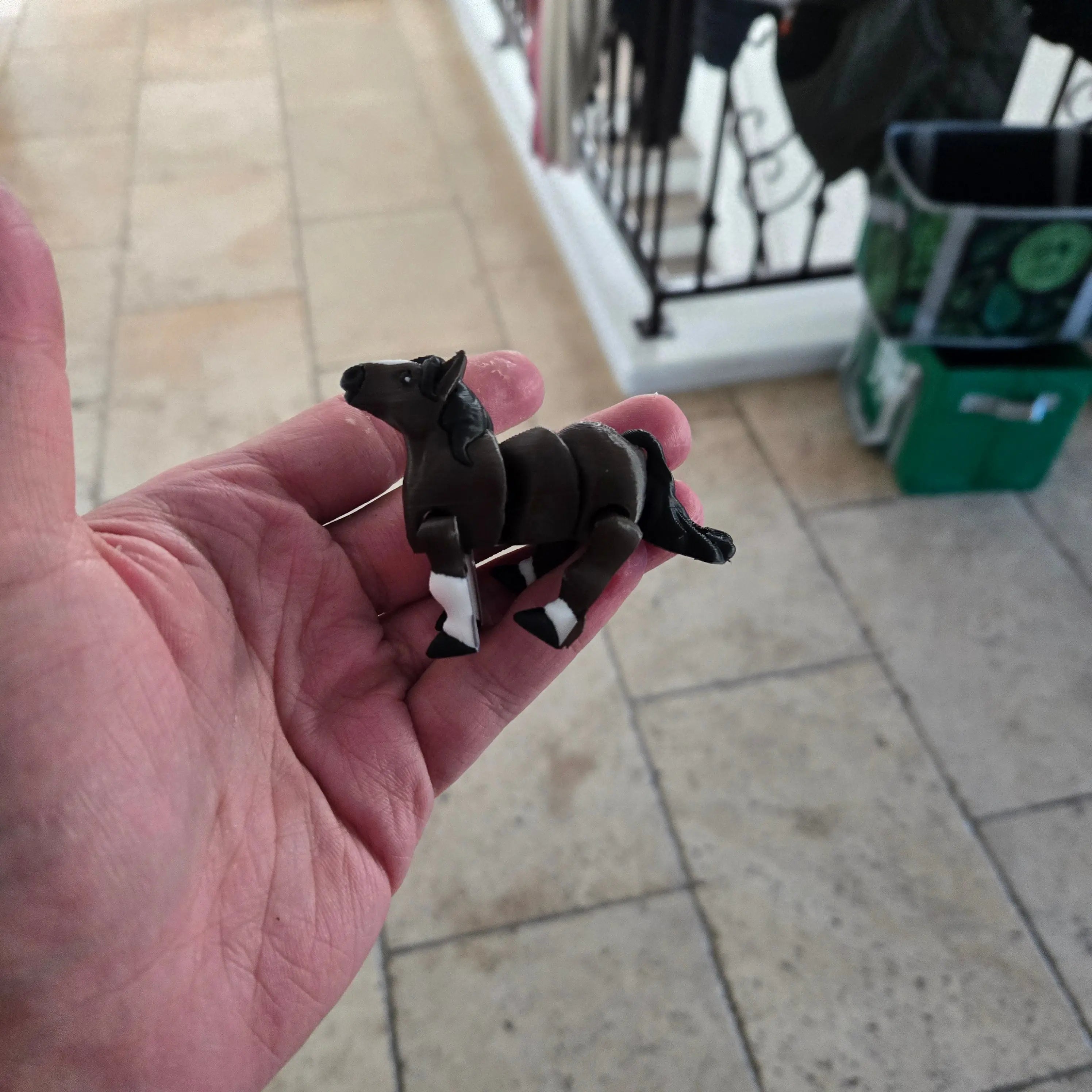 Articulated Horse Keychain V1 (KEC3D)