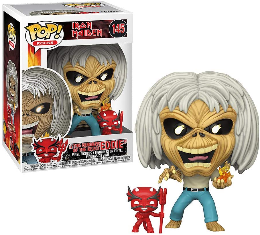 Funko Pop Rocks - Iron Maiden The Number of the Beast Eddie #145
