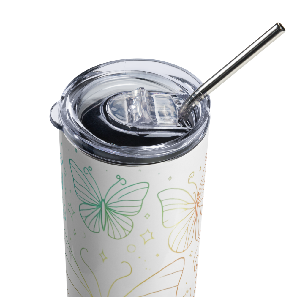 Personalized Butterfly Tumbler