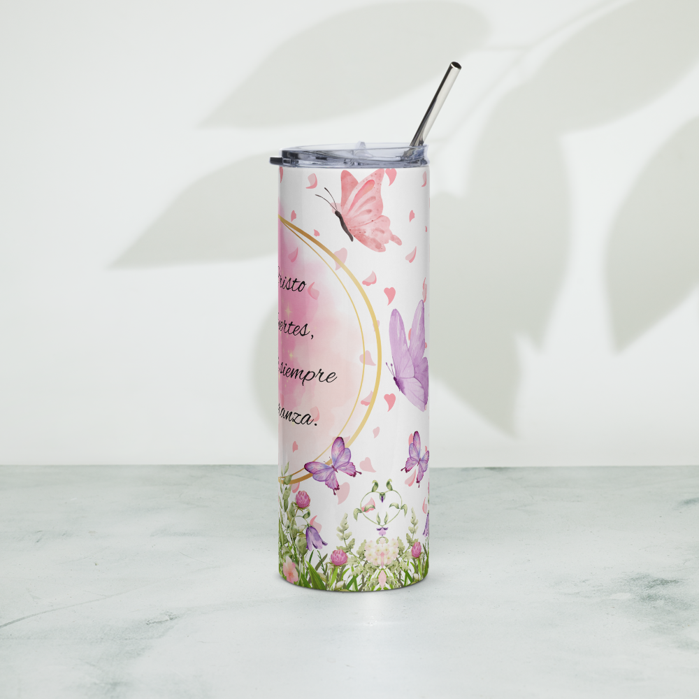 Con Cristo Somos Fuertes (We are Stronger with Christ) Tumbler