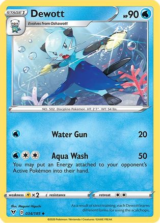 Dewott 034/185 - SWSH04 Vivid Voltage