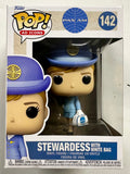 Funko Pop! Ad Icons Pan Am Airways Stewardess With White Bag #142 Vaulted 2021