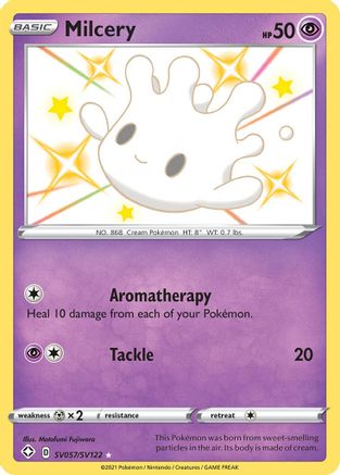 Milcery SV057/SV122 - Shining Fates Shiny Vault Holofoil