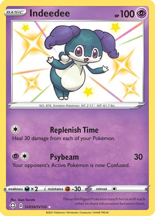 Indeedee SV059/SV122 - Shining Fates Shiny Vault Holofoil