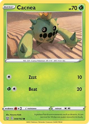 Cacnea 004/163 - SWSH05 Battle Styles