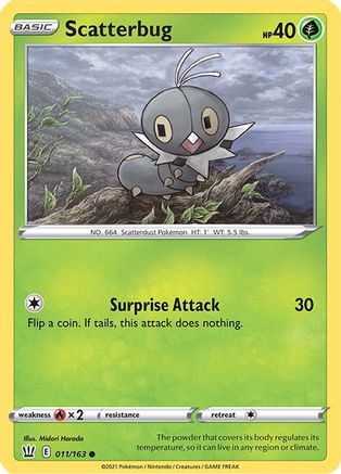 Scatterbug 011/163 - SWSH05 Battle Styles