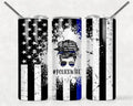 #policewife 20 oz Skinny Tumbler