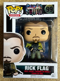 Funko Pop! DC Heroes Rick Flag #99 Suicide Squad 2016 Vaulted