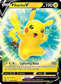 Pikachu V SWSH198/307 - SWSH Sword & Shield Promo Cards Holofoil