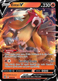 Entei V 022/172 - SWSH09 Brilliant Stars Holofoil