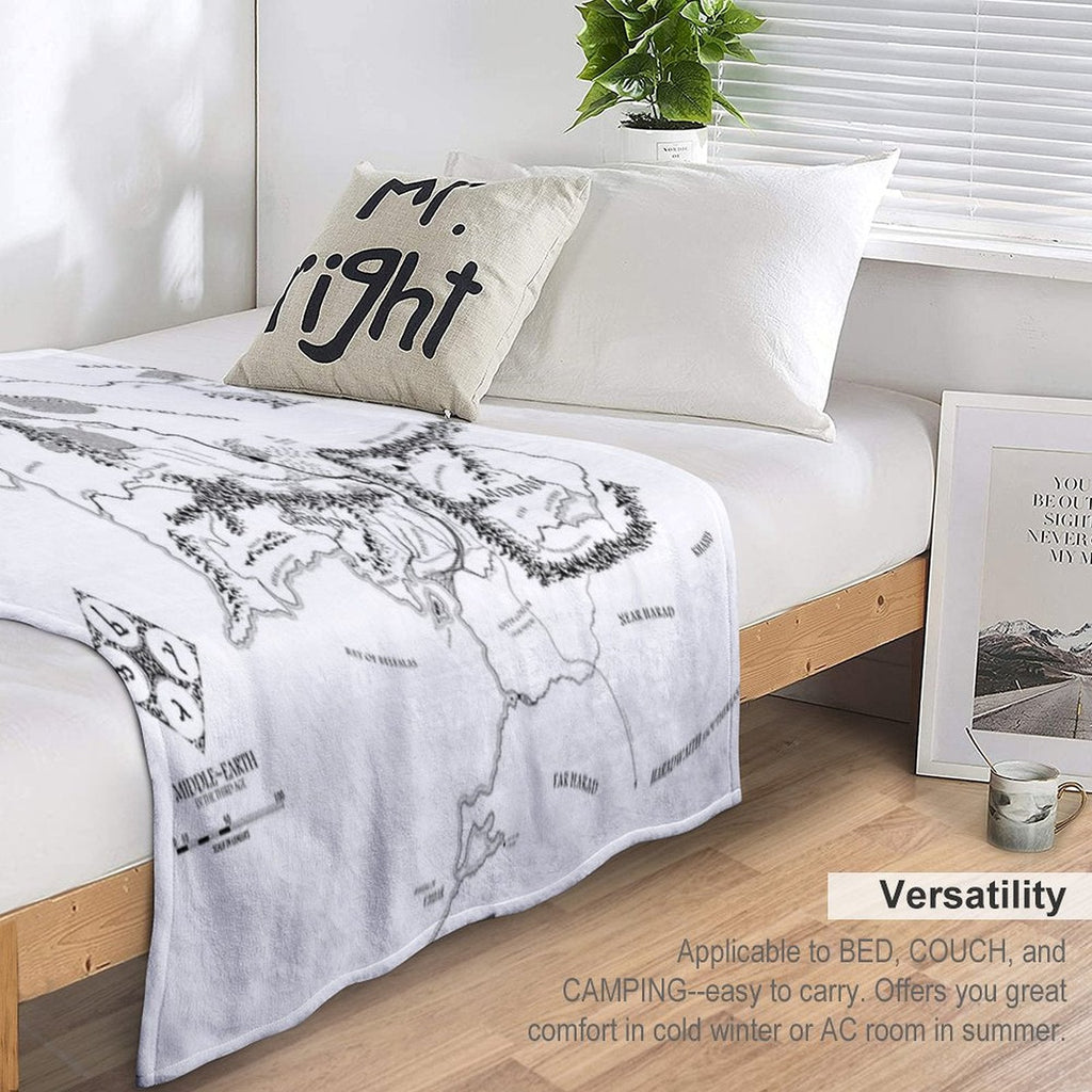 Fantasy Map Throw Blanket