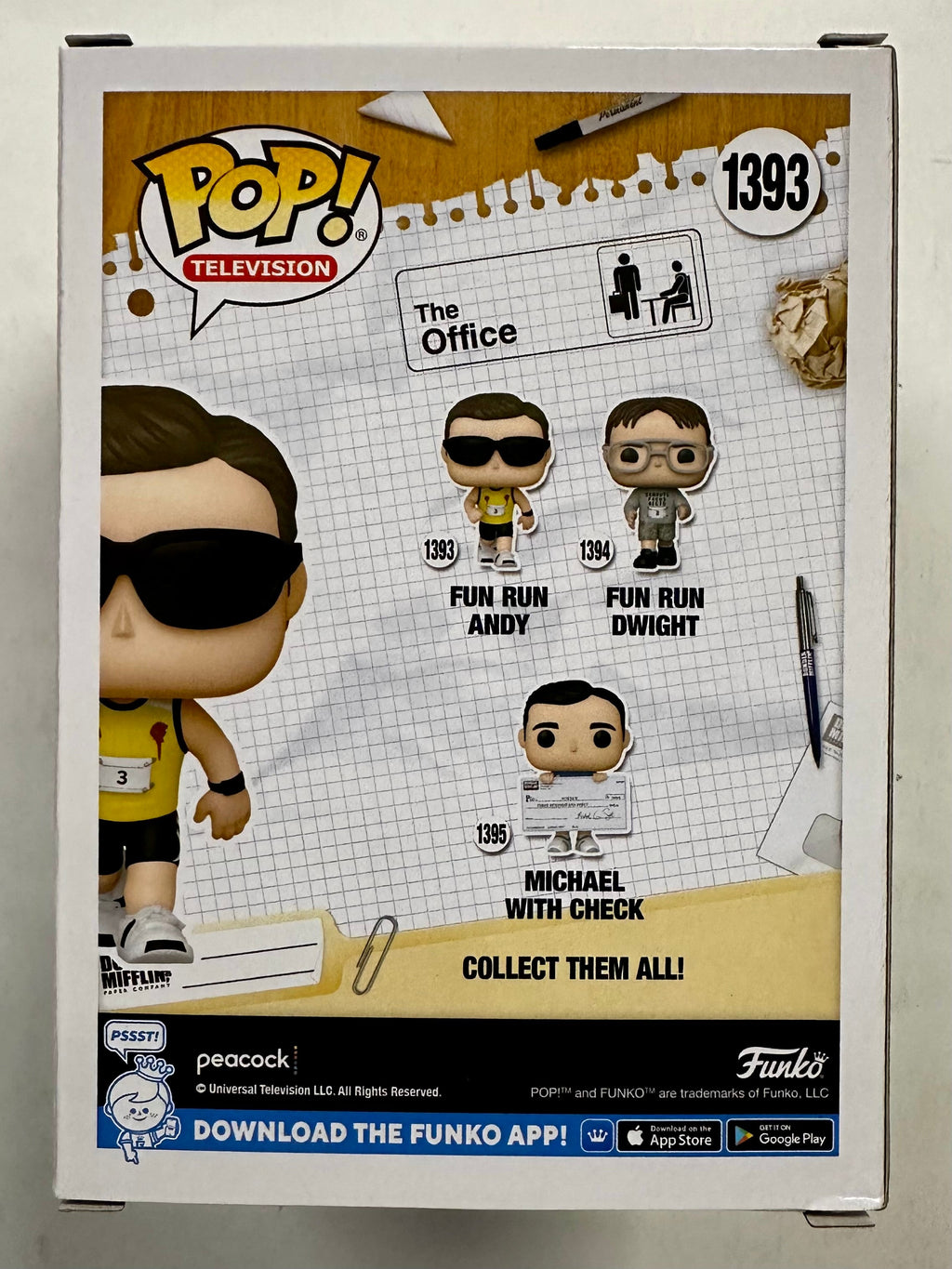Funko Pop! Television Fun Run Andy Bernard #1393 The Office 2023