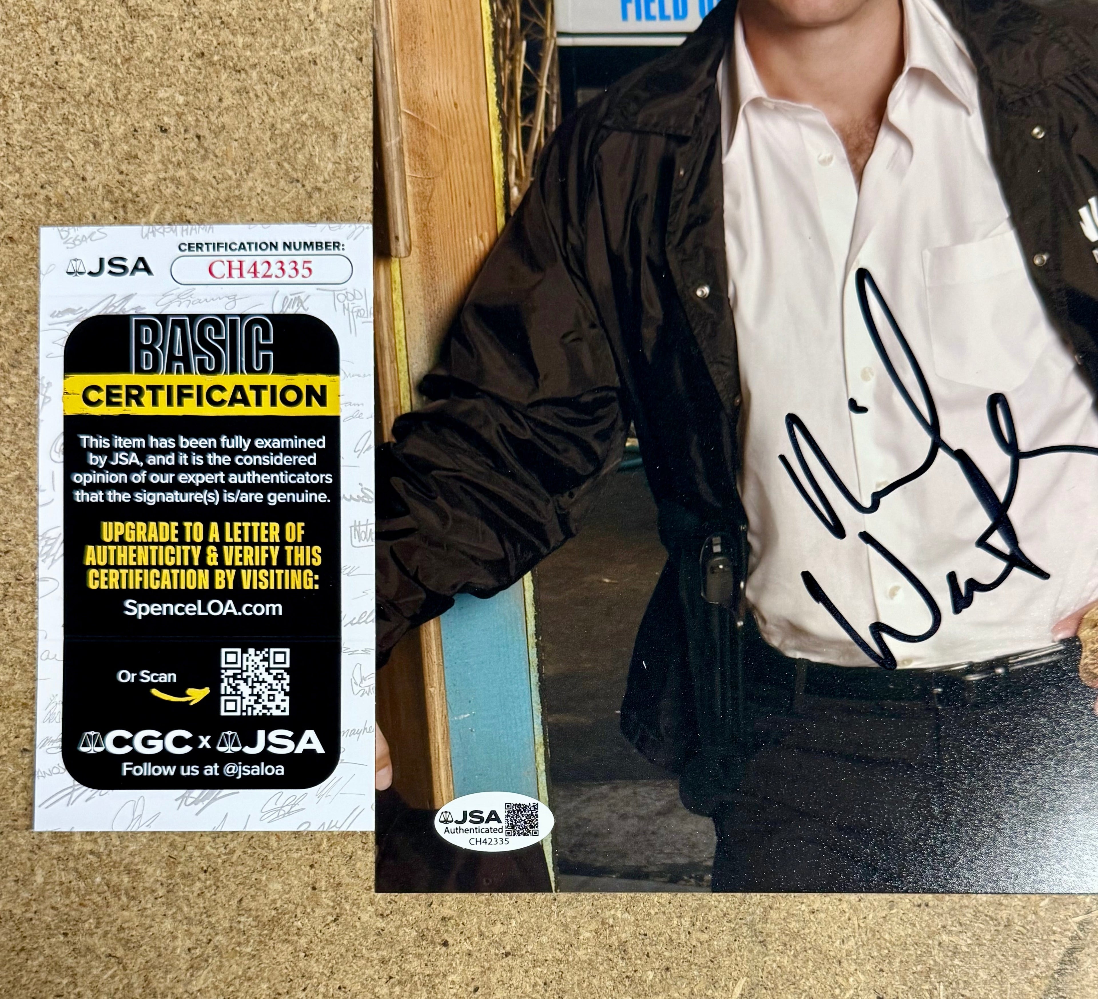 Michael Weatherly Signed NCIS Agent Anthony “Tony” DiNozzo 8x10 Photo With JSA COA