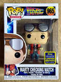 Funko Pop! Movies Marty McFly Checking Watch #965 Back to The Future SDCC 2020 Summer Con Exclusive