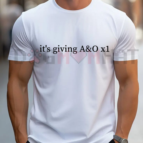 "It’s Giving A&O x1" T-Shirt – Funny Sarcastic Nurse Shirt