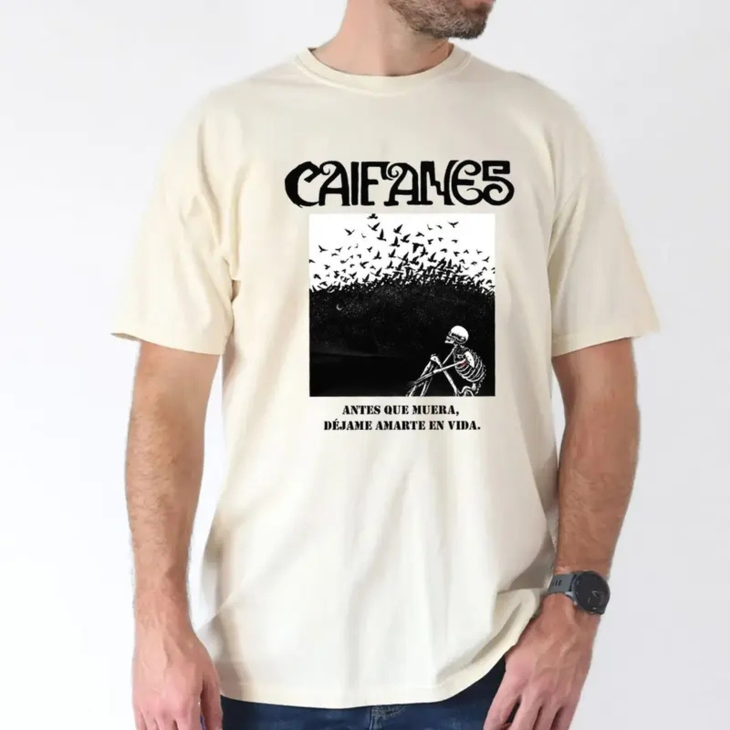 Caifanes "Miedo" Skeleton Birds T-Shirt