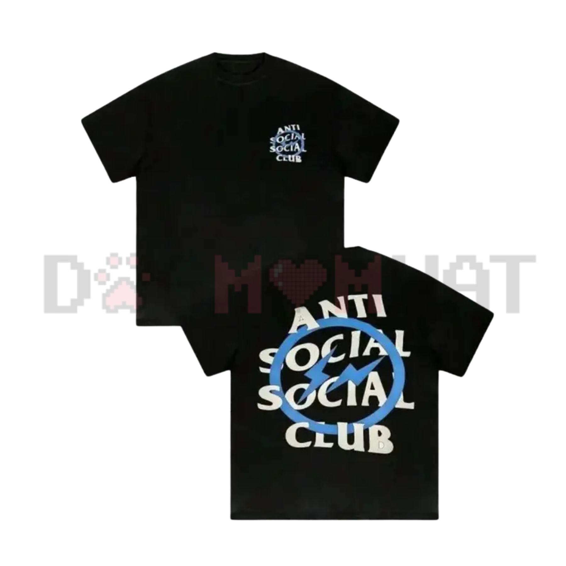 Anti Social Social Club x Fragment Blue Bolt T-Shirt
