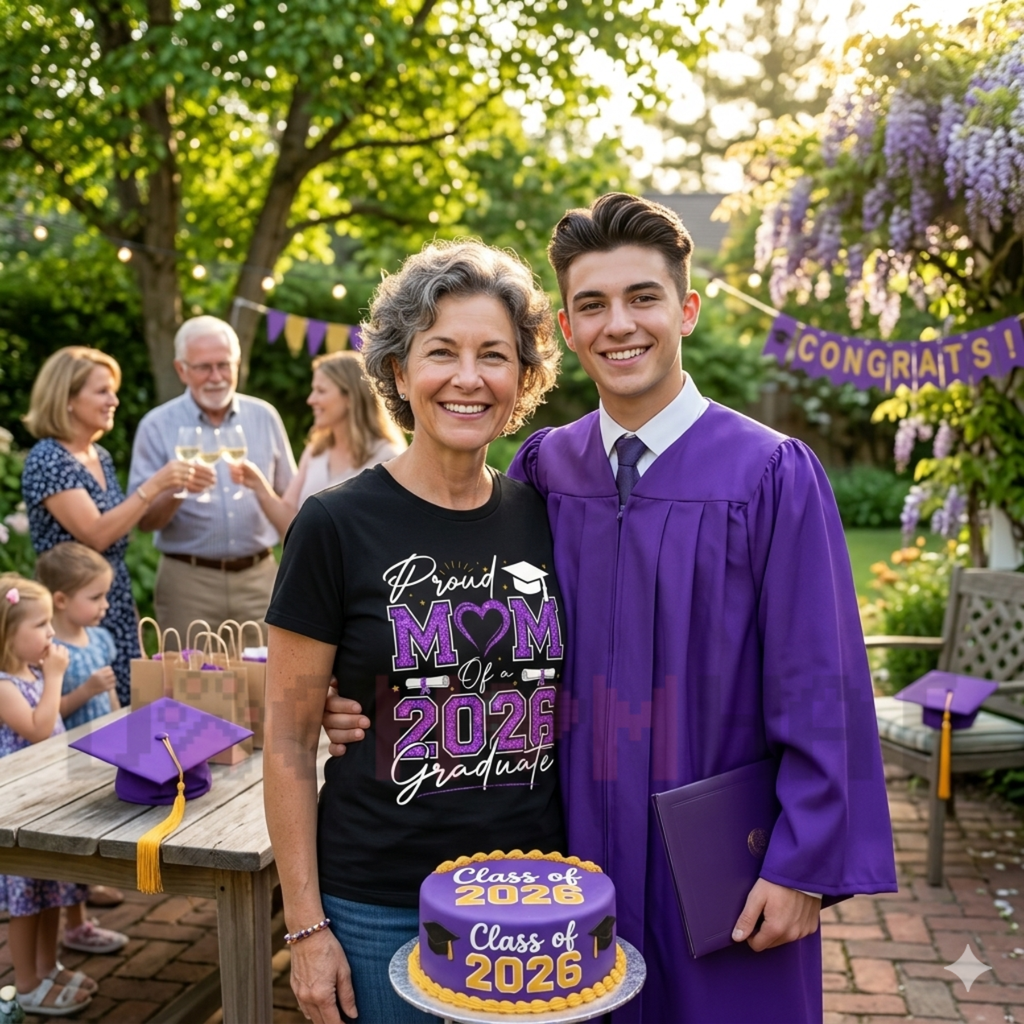 Proud Mom of A 2026 Graduate T-Shirt