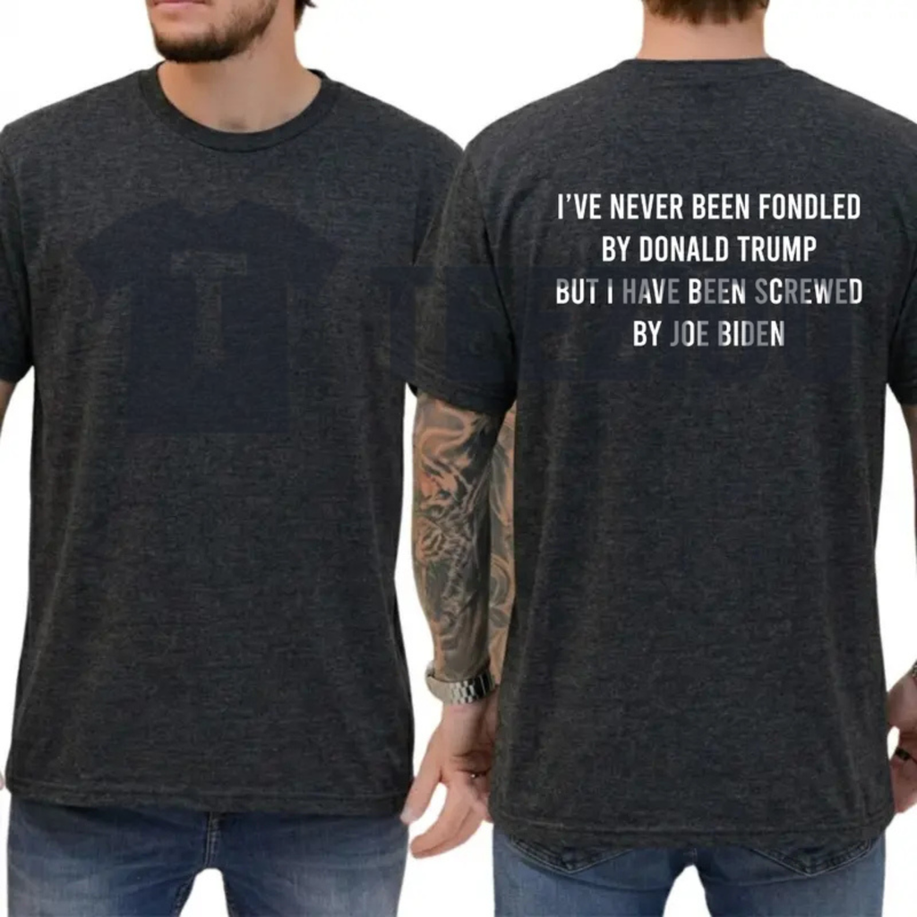 "Screwed By Joe Biden" Satire T-Shirt – Funny Conservative Graphic Tee