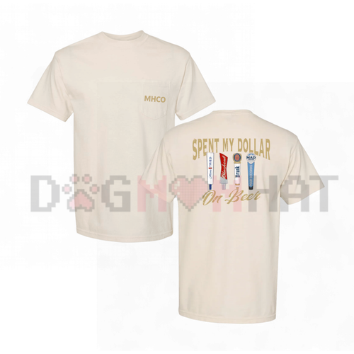 "Spent My Dollar On Beer" Vintage Graphic Tee