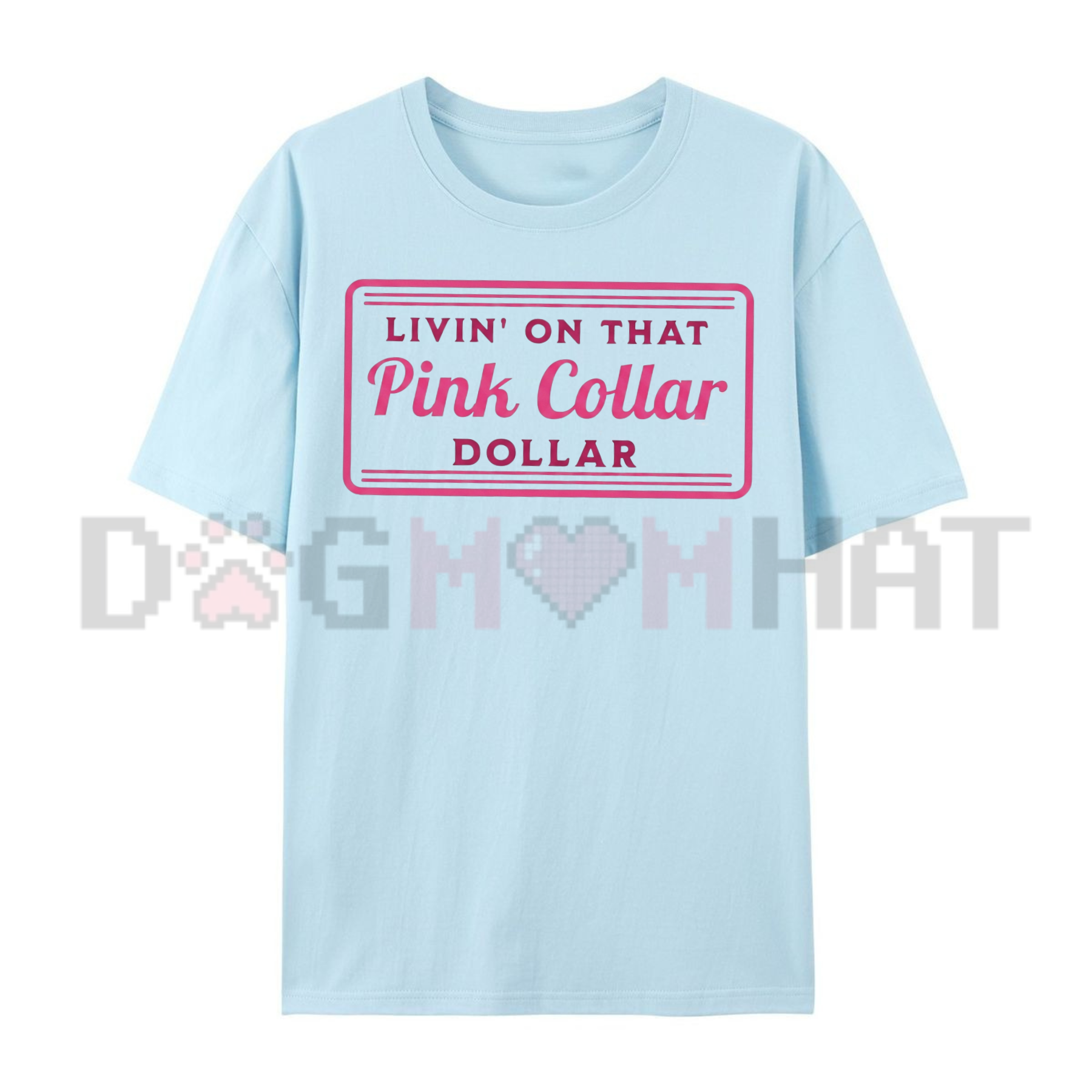 "Pink Collar Dollar" Western Graphic T-Shirt