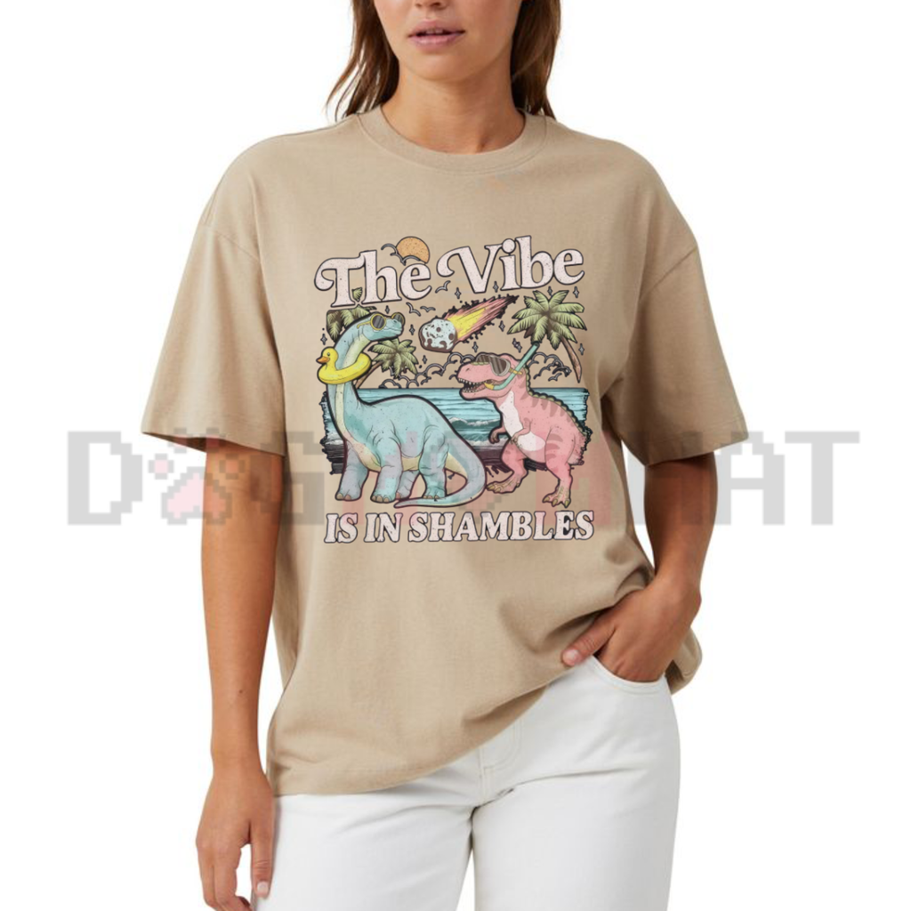 "The Vibe Is In Shambles" Funny Quote T-Shirt