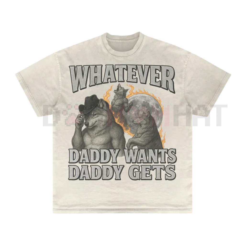 Edgy Viral Slogan T-Shirt – Unisex Dark Humor Werewolf Meme Cringe Apparel