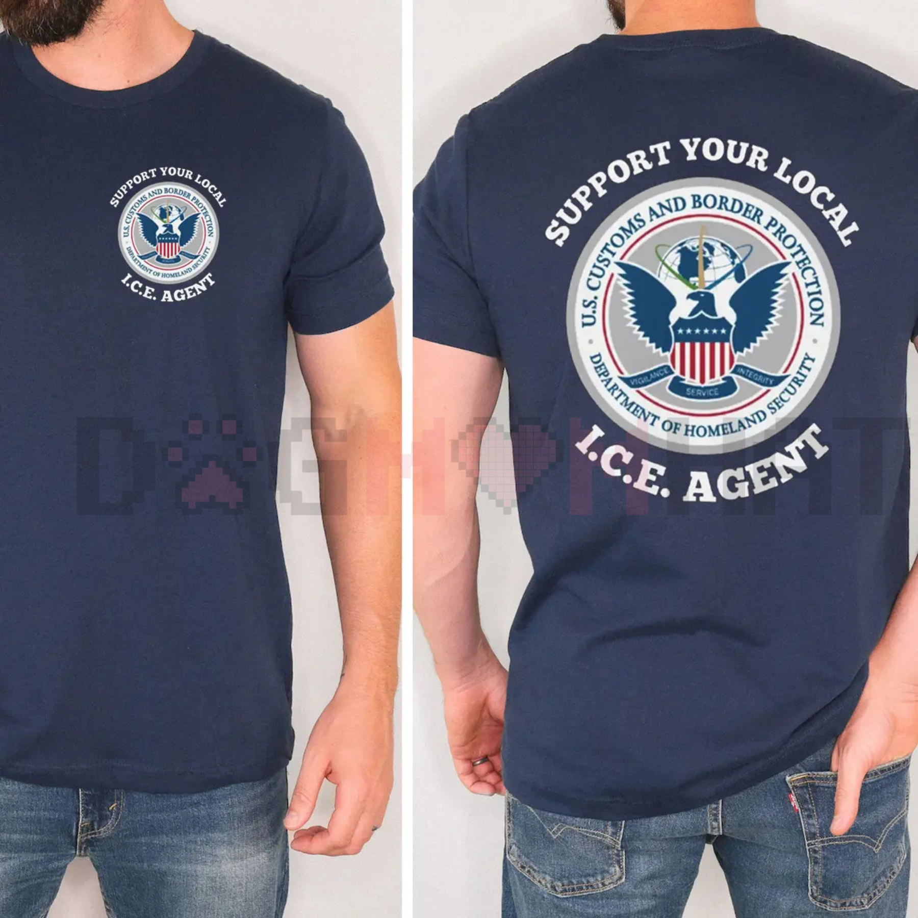 "Support Your Local ICE Agent" Professional Tee