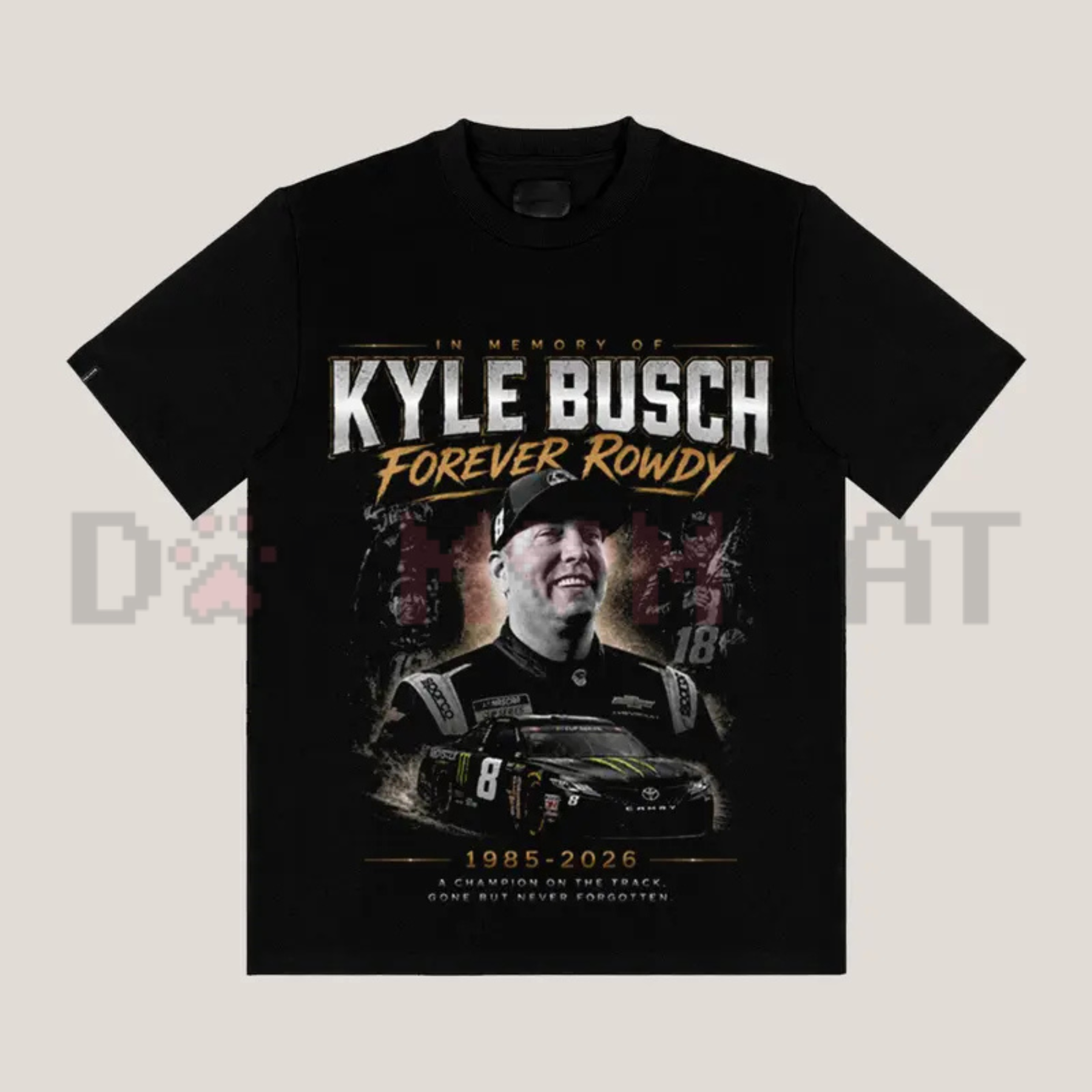 Kyle Busch "FOREVER ROWDY" Graphic T-Shirt
