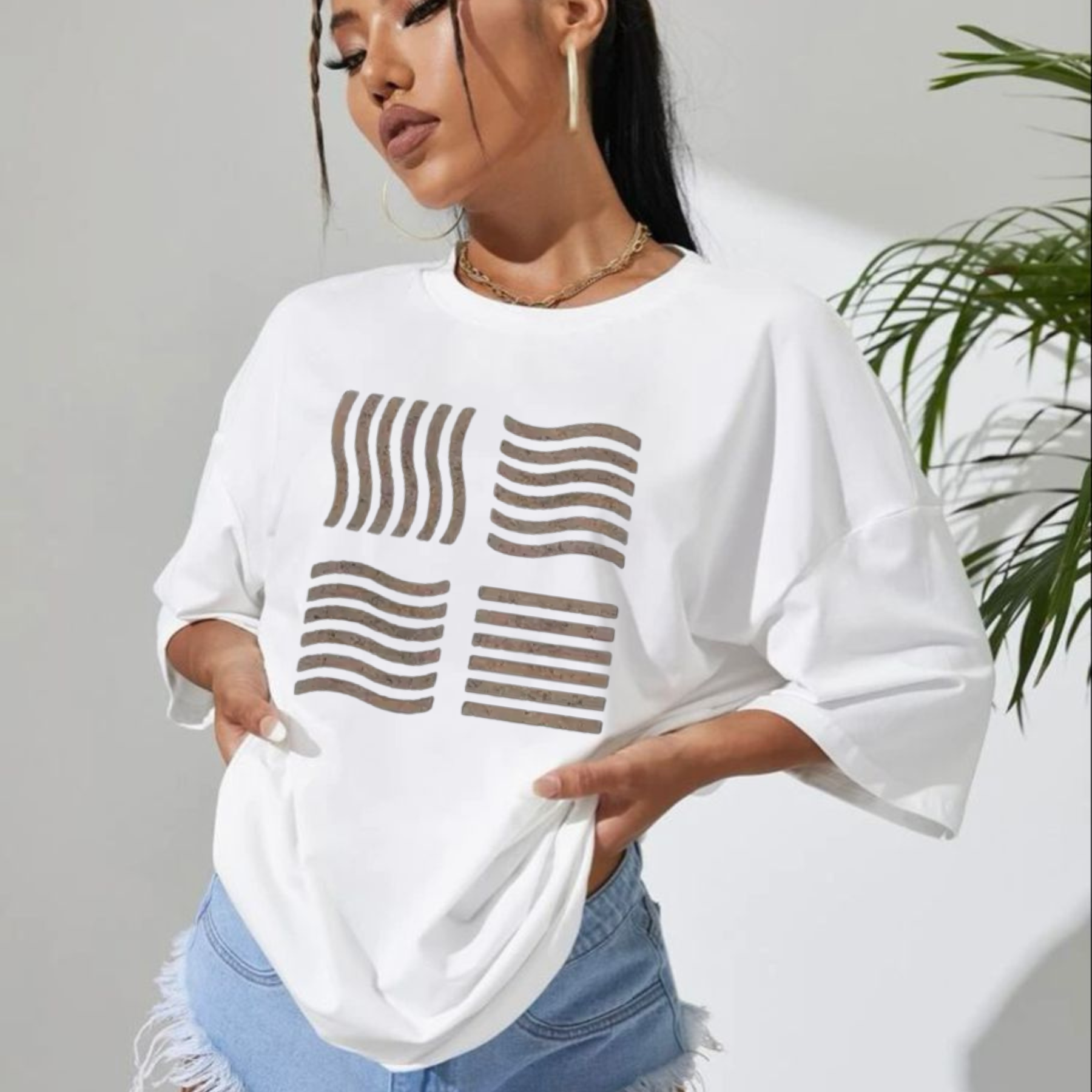 Retro Minimal "Fifth Element Stones" T-Shirt