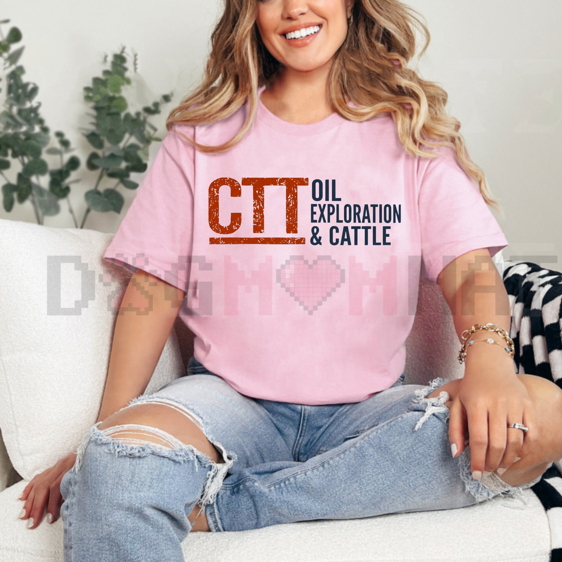 CTT Oil Exploration & Cattle Design Tee