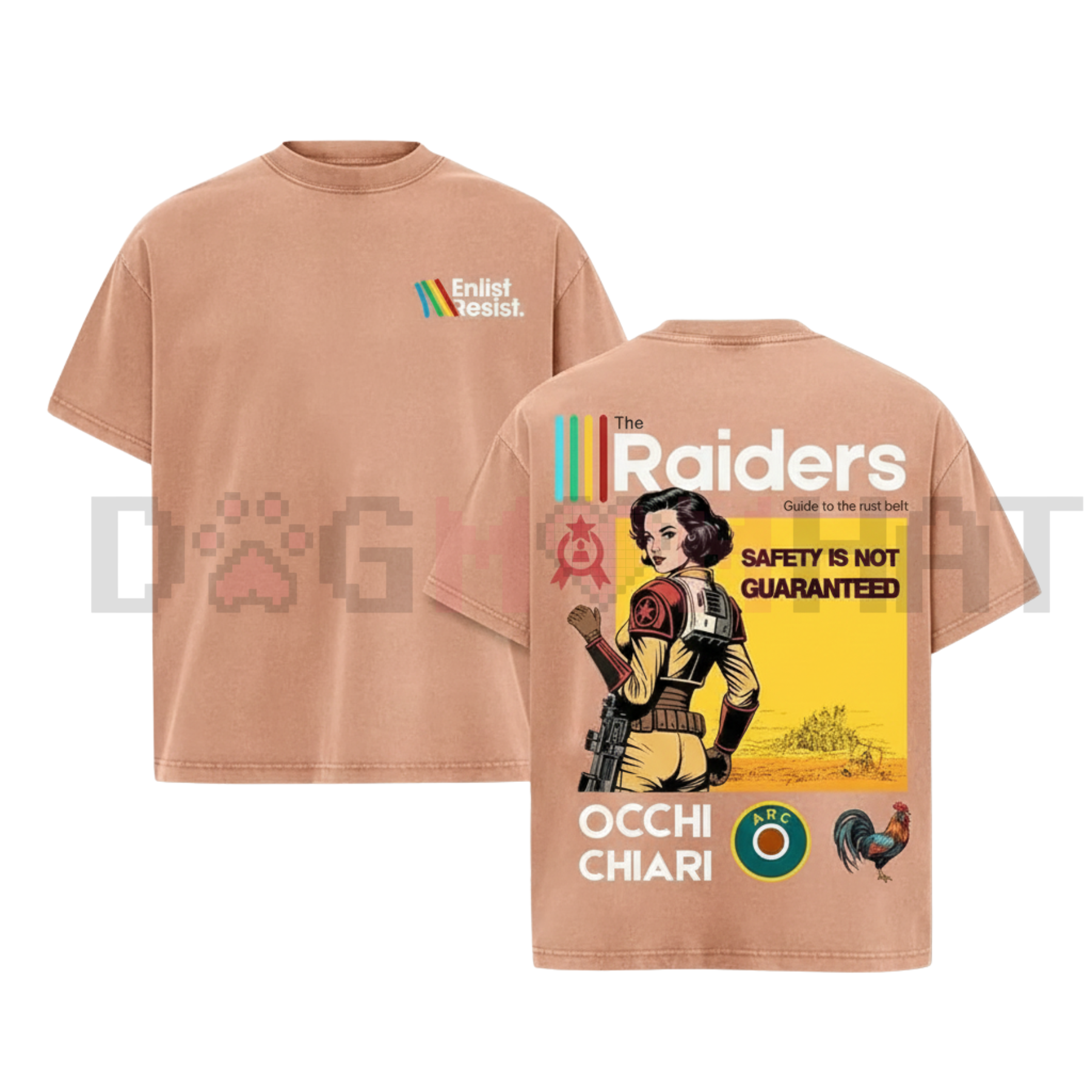 ARC Raiders Double Sided Washed T-Shirt