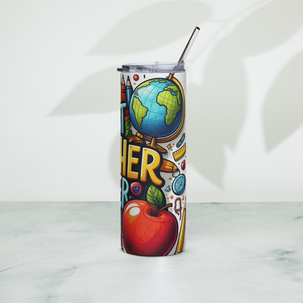 Best Teacher Ever Design Tumbler