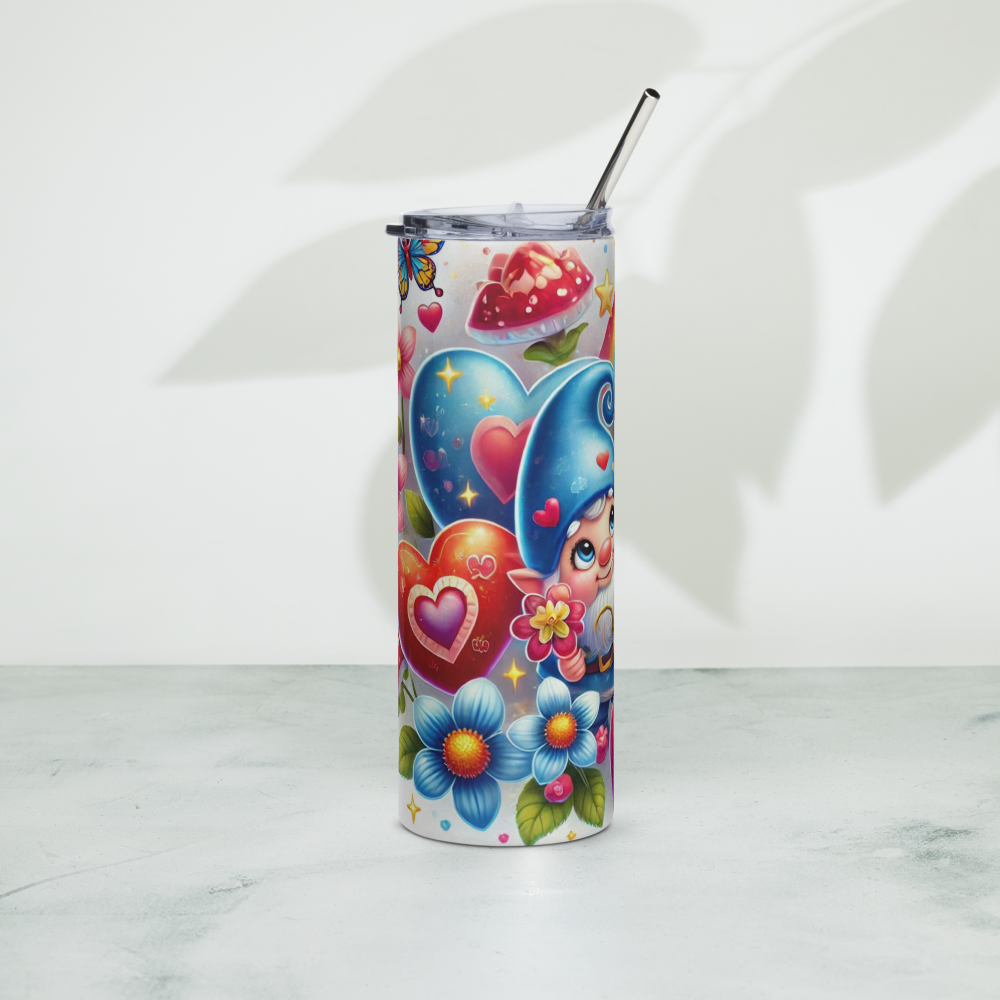 Valentine Gnomes Tumbler