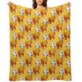 Chocobo & Moogle Final Fantasy Throw Blanket