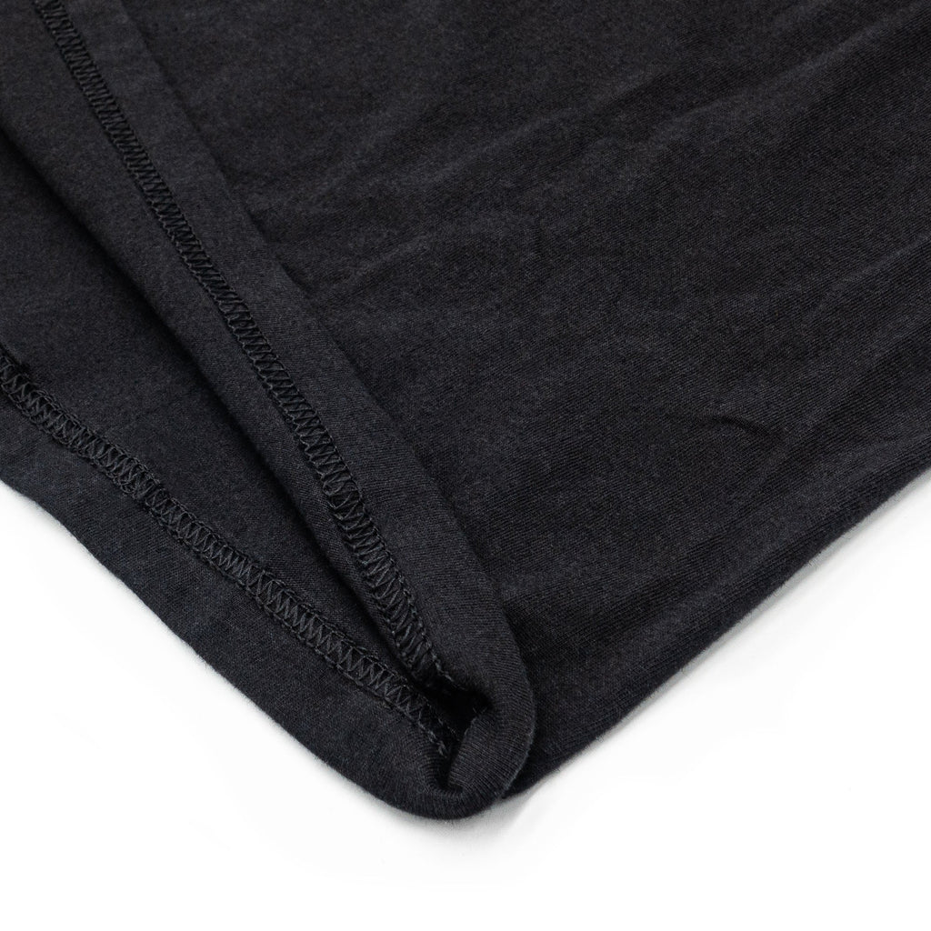 Distressed Miller High Life Logo Front and Back Print T-Shirt - Black