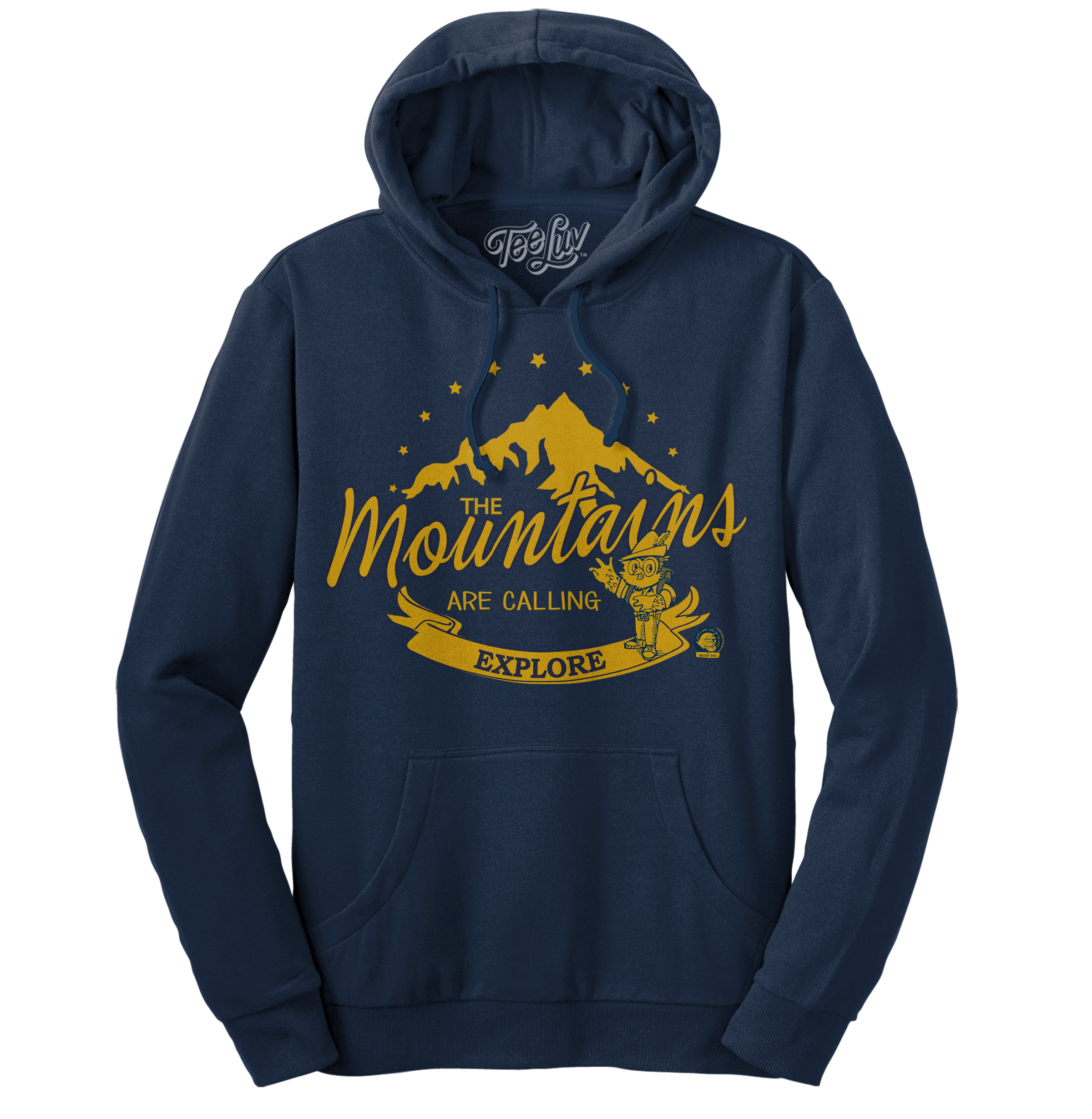 Woodsy Owl Explore Pullover Hooded Sweatshirt - Navy